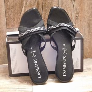 Damiani's Black Sandals
